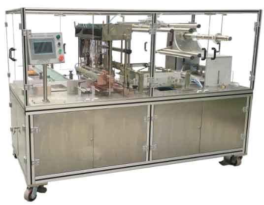 Automatic cellophane wrapping machine